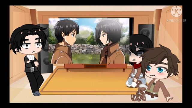 Aot React To Y/N || Short As Levi