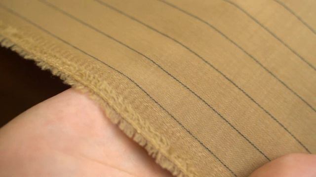 Ткань костюмная (полоска) отрез 170см*146см 98% шерсть, 2% эластан Италия смотреть онлайн