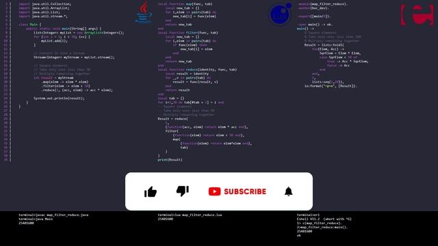 Map Filter Reduce in 3 Languages: Lua, Java & Erlang - Language Comparison Series смотреть онлайн