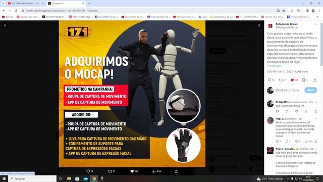 171 Adquirimos o Mocap equipamento de captura de movimentos смотреть онлайн