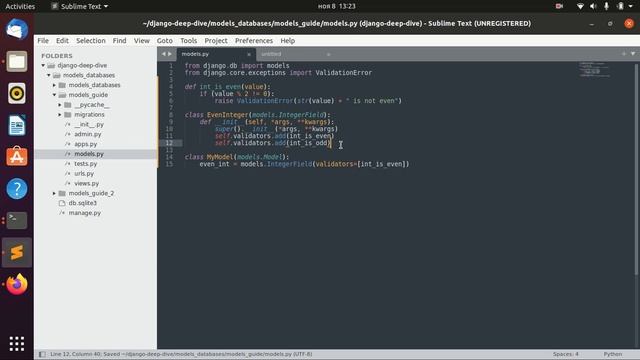 Django Full Course - 1.6 - Models. Writing Custom Fields смотреть онлайн