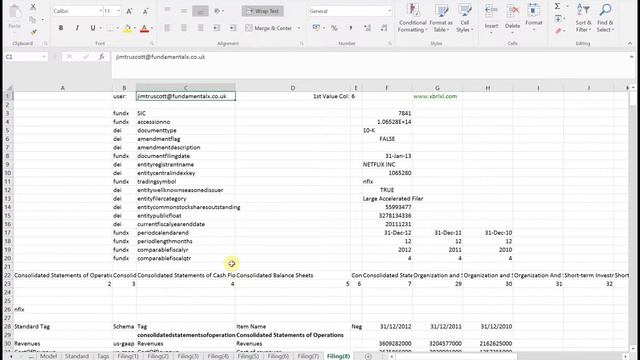Setup Excel to download 10 years of XBRL data in less than 10 minutes смотреть онлайн