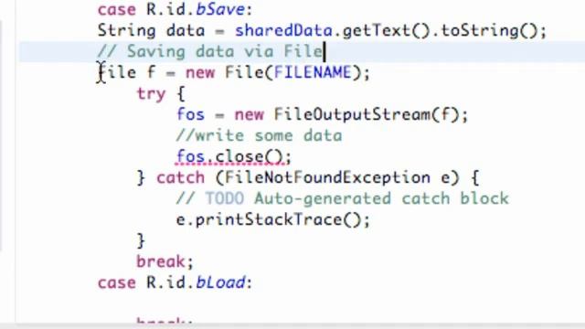Android Application Development 99 Writing Data to File Output Stream смотреть онлайн