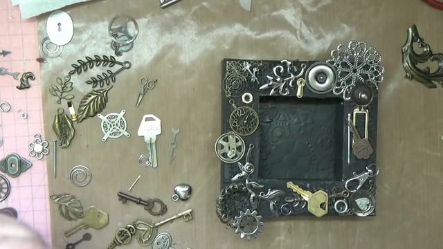 Mixed Media Steampunk Altered Frame смотреть онлайн