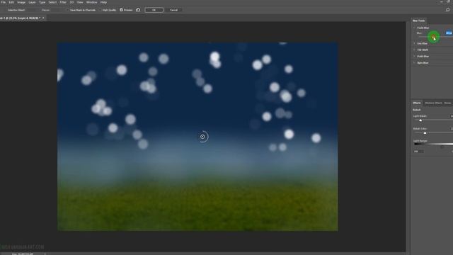 Rein Deer Bokeh Photo manipulation Photoshop-Photoshop compositeTutorial for Beginners смотреть онлайн