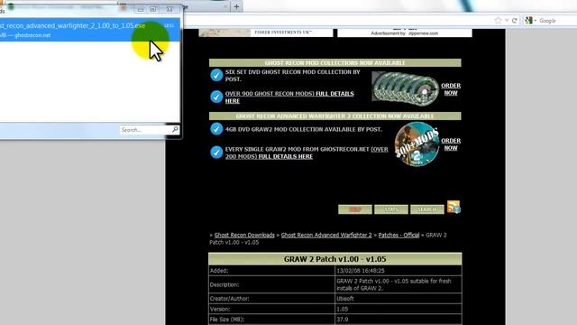 Patching Ghost Recon Advanced Warfighter 2 (GRAW2) смотреть онлайн