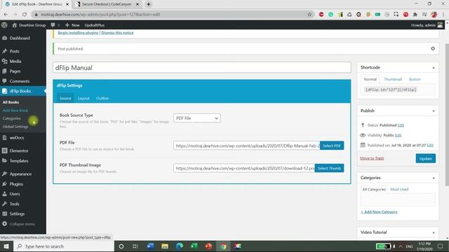 Add dFlip 3D PDF viewer in Elimentor Page Builder смотреть онлайн