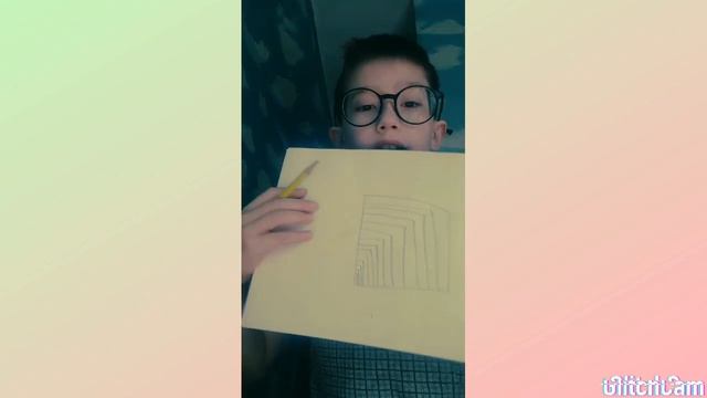 Как нарисовать 3D рисунок на листе А4?? смотреть онлайн