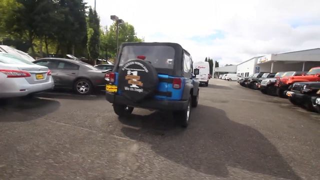 2015 Jeep Wrangler Sport | Hydro Blue Pearl Coat | FL609083 | Redmond | Seattle | смотреть онлайн