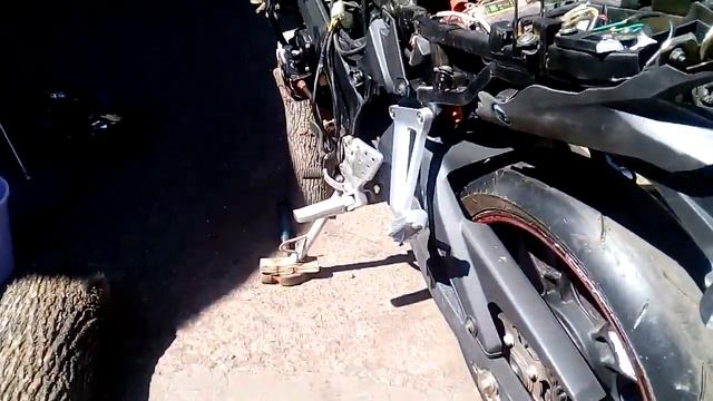 Установка широких колёс на китайском мотоцикле смотреть онлайн