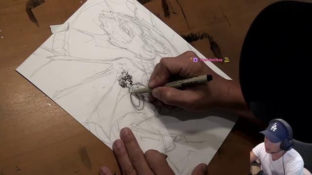 Working on a page for DC WAR GIANT and a WONDER WOMAN vs a DRAGON sketch смотреть онлайн