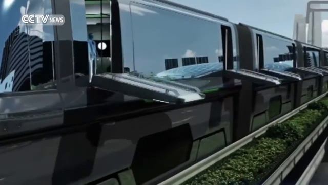 Elevated bus debuts at Beijing International High Tech Expo смотреть онлайн