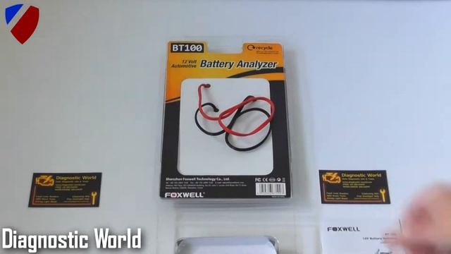 Foxwell BT100 Battery Tester Analyzer Box Opening смотреть онлайн