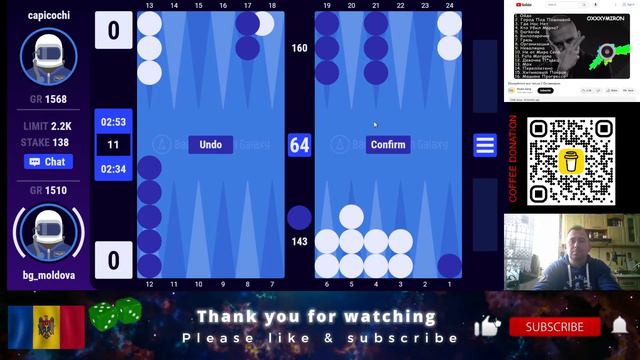 🎲🎲 Играем в нарды на Гэлэкси - Backgammon Galaxy play #tavla #нарды #backgammon #nərd #նարդի смотреть онлайн