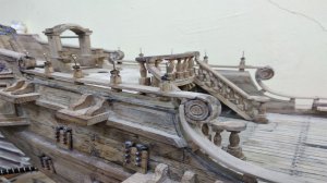 № 62 сборка модели корабля черная жемчужина. установка бортового ограждения часть вторая.