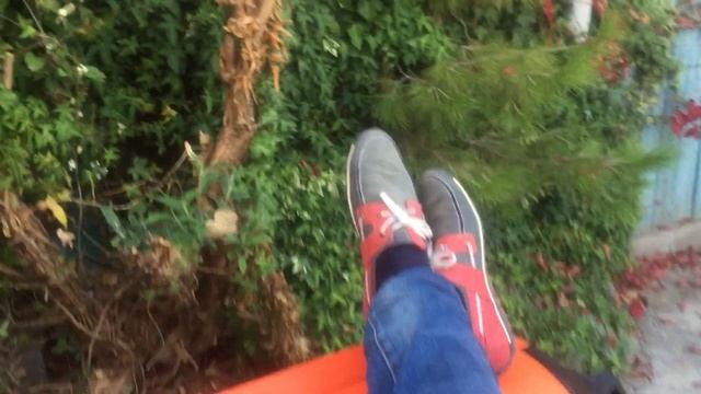 Поворотное офисное кресло в лодку ПВХ с надувным дном. смотреть онлайн