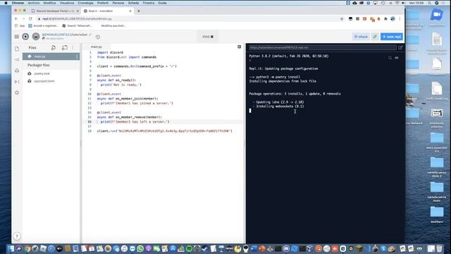 Python: Realizzare un bot Discord (Parte 2: Events) смотреть онлайн