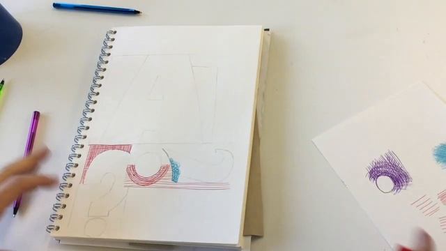 Year 9 Typography Project - Mark Making On The Mood Board смотреть онлайн