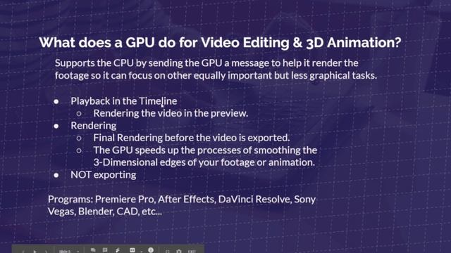 What is a GPU and do you need it for video editing and graphic design? смотреть онлайн