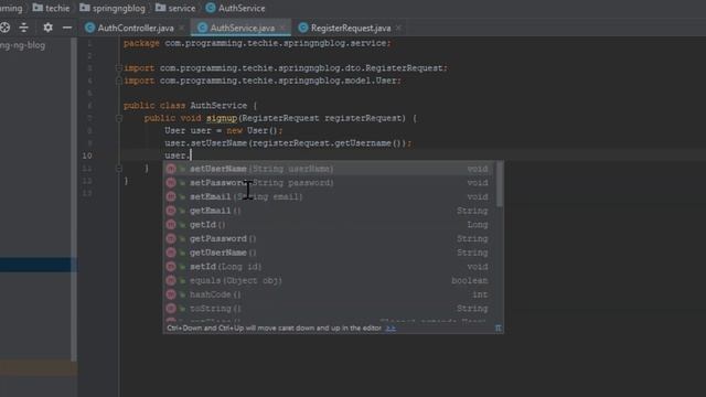 Create a Blog with Spring Boot and Angular Part 3- Implement Registration in Spring Boot смотреть онлайн