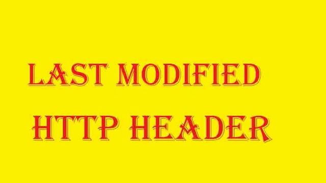 Last Modified http header смотреть онлайн