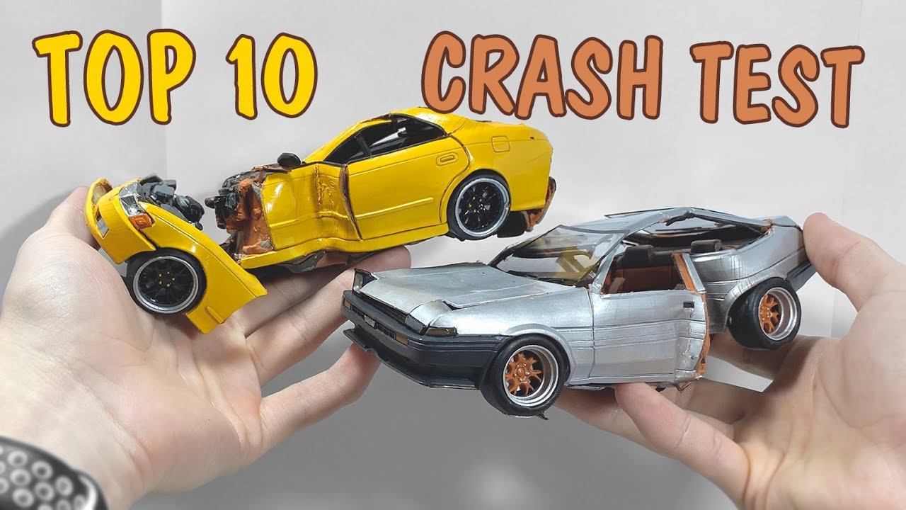 Топ 10 лучших КРАШ ТЕСТОВ машин из пластилина смотреть онлайн
