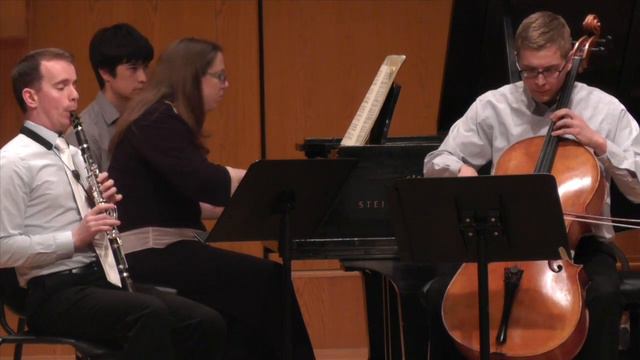 Beethoven Trio for Clarinet, Cello, and Piano op. 11 Movement 1 Allegro con Brio смотреть онлайн
