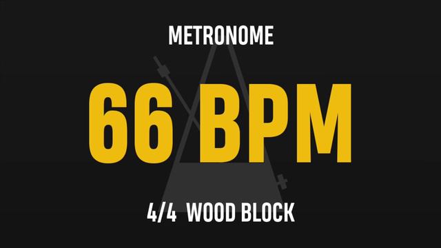 66 BPM 4/4 - Best Metronome (Sound : Wood block) смотреть онлайн