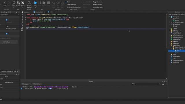 ROBLOX: Detect User Input w/ UserInputService or ContextActionService (How to) смотреть онлайн