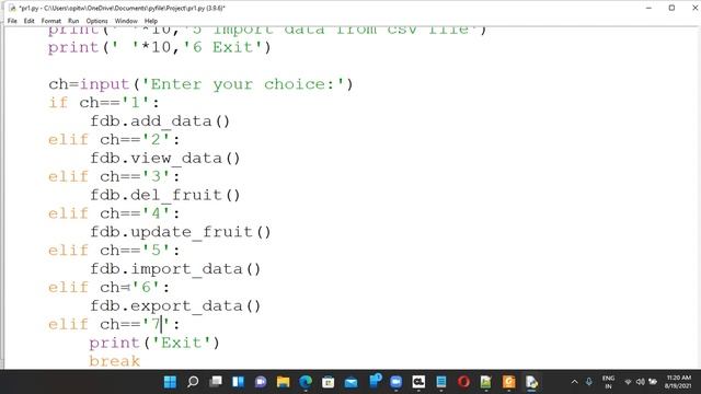 XII Interface of python (export Data) смотреть онлайн