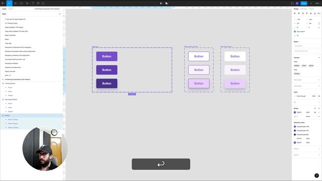 Combining multiple components with variants together - Figma