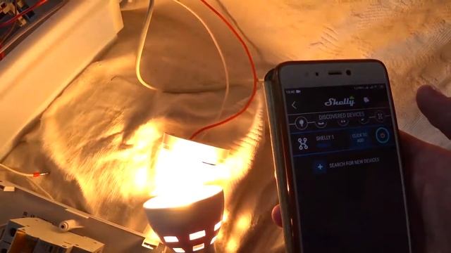 Управление светом с телефона. Настройка Shelly 1 смотреть онлайн