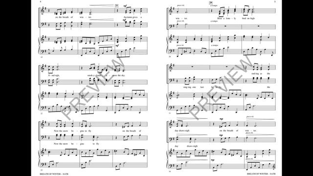 Breath of Winter (SATB Choir) - by Greg Gilpin and David Waggoner смотреть онлайн