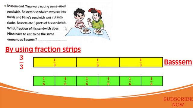 Math School I Story problems equivalent fractions I ماث تالتة ابتدائي I حلقة 26 смотреть онлайн
