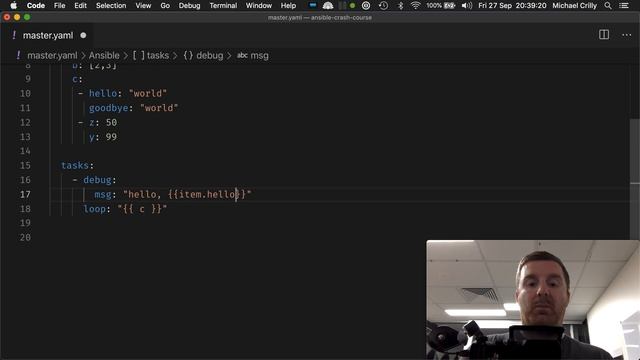 Looping over a List of Maps in Ansible смотреть онлайн