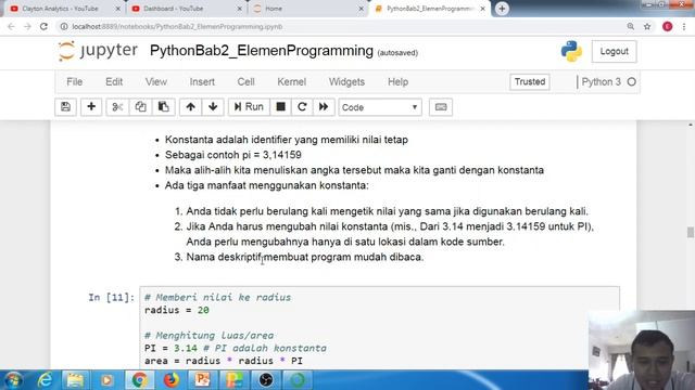 #3 Python Programming: Assignment Operator, Operator Aritmatika, Konstanta, Ekspresi Simultan смотреть онлайн