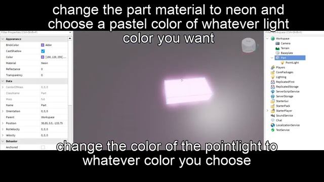 How to Make LED Lights in Roblox Studio смотреть онлайн