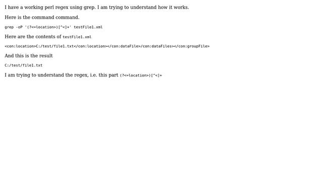 Unix & Linux: Perl regex get word between a pattern смотреть онлайн
