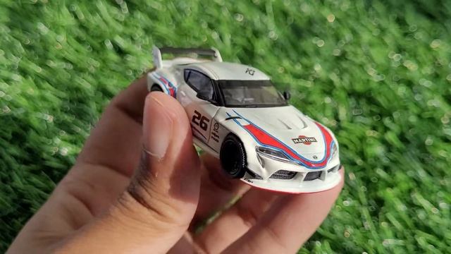 MINI GT 1/64 Toyota GR SUPRA MARTINI DIECAST SCALE MODEL смотреть онлайн