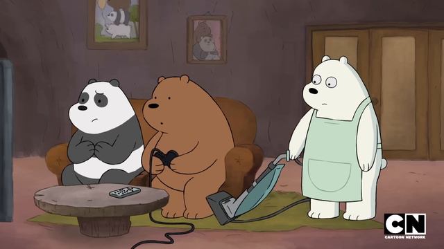 Bear Cleaning | We Bare Bears | Cartoon Network смотреть онлайн