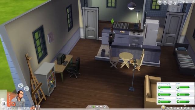 #3 [The Sims 4] - Я Пишу Она Рисует смотреть онлайн