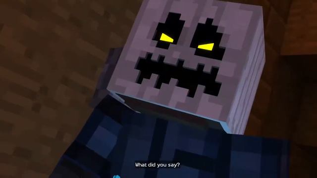 The white pumpkin! Minecraft Story mode epic battle смотреть онлайн