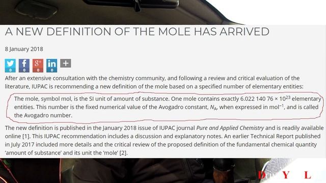 IUPAC. В 2018 химики изменили 1 моль! смотреть онлайн