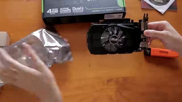 4GB Asus GTX 1050Ti Phoenix Edition Unboxing смотреть онлайн