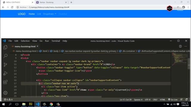 ¿Cómo centrar un menu Bootstrap o posicionarlo en left o right? sin escribir nuevo código CSS? смотреть онлайн