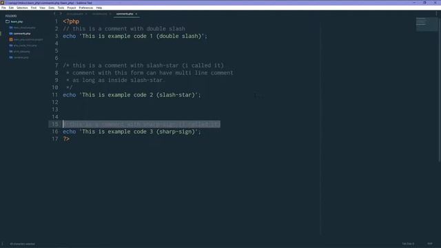 Learn PHP - Part 6 | Comments смотреть онлайн