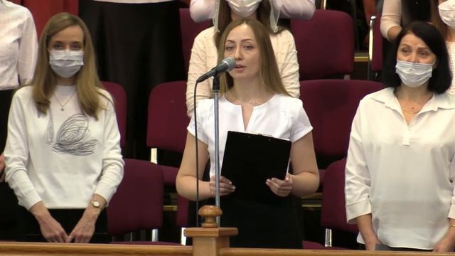 Сердцем надо гореть / 2-й основной хор 07.03.2021 11-30 смотреть онлайн