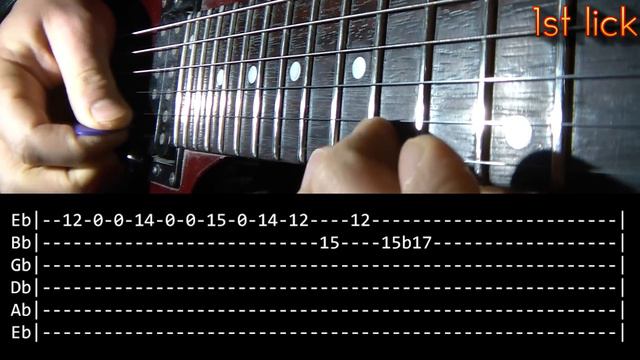 King Nothing Guitar Solo Lesson - Metallica (with tabs) смотреть онлайн