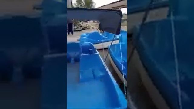 Обзор четырехместного педального катамарана СП05 смотреть онлайн