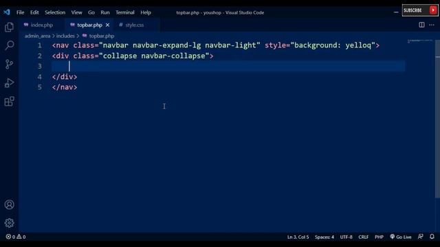 52. Create Top bar for admin panel смотреть онлайн